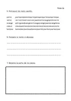 Aperçu - Feuilles d'exercices - Fichier de lecture sur la rentrée - Page 3