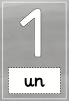 Vorschau - Merkblätter - Zahlenplakate 1-10 (Französisch) - Seite 1