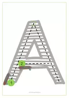 Vorschau - Stationenlernen - Buchstabenreise - Buchstabenstraßen für Fingerskateboards - Seite 3