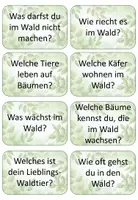 Vorschau - Aufgabenkarten - Wald Sprechanlass - Seite 3