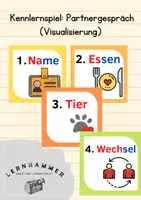 Vorschau - Spiele - Kennlernspiel zu Zweit (Lesetandems) - Deckblatt