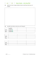 Vorschau - Arbeitsblätter - DaZ A1 Konjugieren ich du Sie - Seite 2