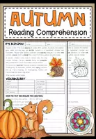 Vorschau - Arbeitsblätter - It's Autumn - Reading Comprehension (für die 5. Schulstufe) - Deckblatt