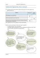 Vorschau - Arbeitsblätter - Tagesbericht - Was ist relevant? - Seite 2