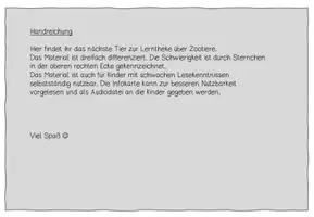 Vorschau - Stationenlernen - Lerntheke: Das Zebra (Zootiere) - Seite 1