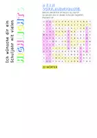 Vorschau - Mal- und Bastelvorlagen - Geschenk zum Schulstart: Schuljahresorakel mit Textmarker - Seite 3