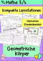 Vorschau - Arbeitsblätter - Geometrische Körper Kompakte Lernstationen - Deckblatt