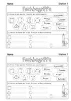 Vorschau - Arbeitsblätter - Geometrische Körper Kompakte Lernstationen - Seite 2
