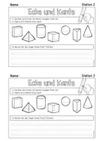 Vorschau - Arbeitsblätter - Geometrische Körper Kompakte Lernstationen - Seite 3