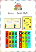 Vorschau - Spiele - Zootiere - Quartett (DaZ) - Deckblatt