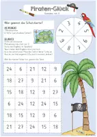 Vorschau - Arbeitsblätter - Spiel: Piraten-Glück (Einmaleins) - Seite 2
