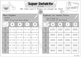 Vorschau - Arbeitsblätter - Spiel: Super-Detektiv (Stellenwerte ZR10000) - Seite 3