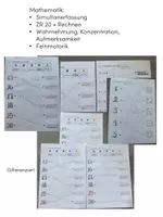 Vorschau - Arbeitsblätter - Wachsendes Sparpaket D+M: Konzentration, Schwungübungen, Anlaute, Simultanterfassung - Deckblatt