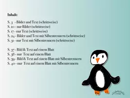 Vorschau - Arbeitsblätter - MATERIALPAKET „PINGUIN“ für Kindergartenkinder und Grundschüler (wachsend*) - Seite 2