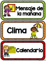 Vista previa - Decoración del aula - Horario de Clase - página 3