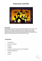 Vorschau - Mal- und Bastelvorlagen - Kunst Halloween, Bastle dein Halloween in der Kiste, Herbst - Seite 1