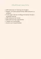 Vorschau - Mal- und Bastelvorlagen - Affirmationen für Kinder und Jugendliche - Seite 2