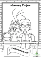 Vorschau - Mal- und Bastelvorlagen - 15 Katherine Johnson Ausmalvorlag - Wissenschaftler*innen im Laufe der Jahrhunderte - Deckblatt
