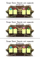 Vorschau - Arbeitsblätter - Gesunde Ernährung: Escape Game / Escape Room & Suchsel - Sachunterricht - Kl. 2/3 - Seite 2