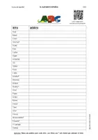 Vorschau - Arbeitsblätter - Spanisch: el alfabeto español Freebie - Seite 1