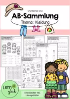 Vorschau - Arbeitsblätter - AB-Sammlung (Kleidung) - Deckblatt