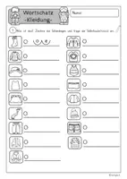 Vorschau - Arbeitsblätter - AB-Sammlung (Kleidung) - Seite 2