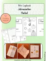 Vorschau - Arbeitsblätter - Mini Lapbook - Jahreszeit Herbst - Deckblatt