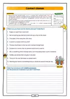 Vorschau - Arbeitsblätter - Contact clauses • AB mit Musterlösung - Seite 1