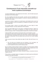 Aperçu - Fiches - Conséquences d’une mauvaise nouvelle sur notre système économique. - Page 1