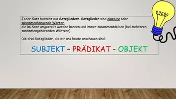 Vorschau - Arbeitsblätter - Satzglieder Einführung: Subjekt, Prädikat, Objekt - Seite 3