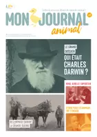 Aperçu - Autre type de ressources - Mon journal animal #1 / Qui était Charles Darwin ? - Page de couverture