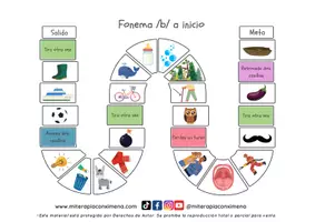 Vista previa - Juegos / Gamificación - Juego de mesa fonema b - página 3