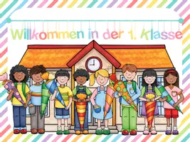 Vorschau - Mal- und Bastelvorlagen - Erster Schultag rundum sorglos Paket erste Klasse 1. Klasse - Seite 2