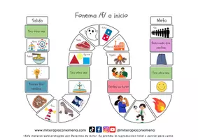 Vista previa - Juegos / Gamificación - Juego de mesa fonema f - página 3