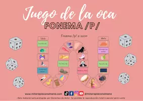Vista previa - Juegos / Gamificación - Juego de mesa fonema p - Portada