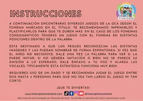 Vista previa - Juegos / Gamificación - Juego de mesa fonema p - página 2