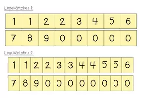 Vorschau - Stationenlernen - DEZIMALZAHLEN (Stellenwerttafel) - Legehilfe - Seite 2