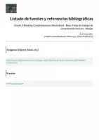 Vista previa - Hojas de trabajo - Grade 2 Reading Comprehension Worksheet - Bees /Hoja de trabajo de comprensión lectora - Abejas - página 1