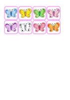 Vorschau - Stationenlernen - Klettmappe "Schmetterling" - Farbzuordnung - Seite 3