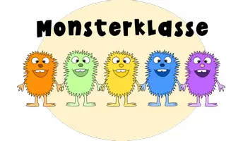 Vorschau - Mal- und Bastelvorlagen - Materialpaket Klassenmotto Mottoklasse Klassenmaskottchen Monster - Seite 2