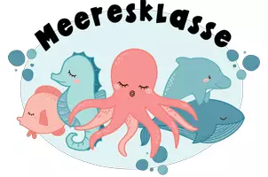 Vorschau - Mal- und Bastelvorlagen - Materialpaket (mitwachsend) Meeresklasse Mottoklasse Meer Klassenmaskottchen - Seite 3