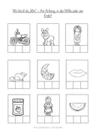 Vorschau - Arbeitsblätter - Arbeitsblätter zum Buchstaben Mm in Druckschrift für den Schreiblehrgang - Seite 3