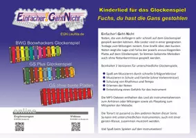 Vorschau - Audio-Dateien - Kinderlied für Glockenspiele - Fuchs, du hast die Gans gestohlen - Deckblatt