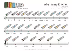 Vorschau - Audio-Dateien - Kinderlied für Glockenspiele - Alle meine Entchen - Seite 2