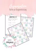 Vorschau - Stationenlernen - Organisation-Karten zur Gruppeneinteilung - Deckblatt