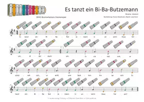Vorschau - Anderer Materialtyp - Kinderlied für Glockenspiele - Es tanzt ein Bi-Ba-Butzemann - Seite 1