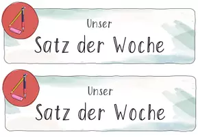 Vorschau - Poster - Satz der Woche Visualisierung, Übersicht und Beispiel - Seite 1