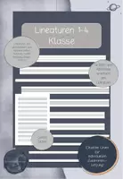 Vorschau - selbst erstellte Cliparts/Grafiken - Lineaturen 1-4 Klasse - Deckblatt