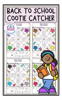 Vorschau - Arbeitsblätter - Back to School - Cootie Catchers - Deckblatt