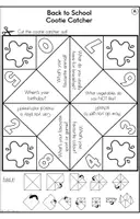 Vorschau - Arbeitsblätter - Back to School - Cootie Catchers - Seite 3